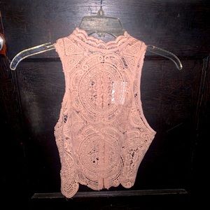 windsor pink crop top